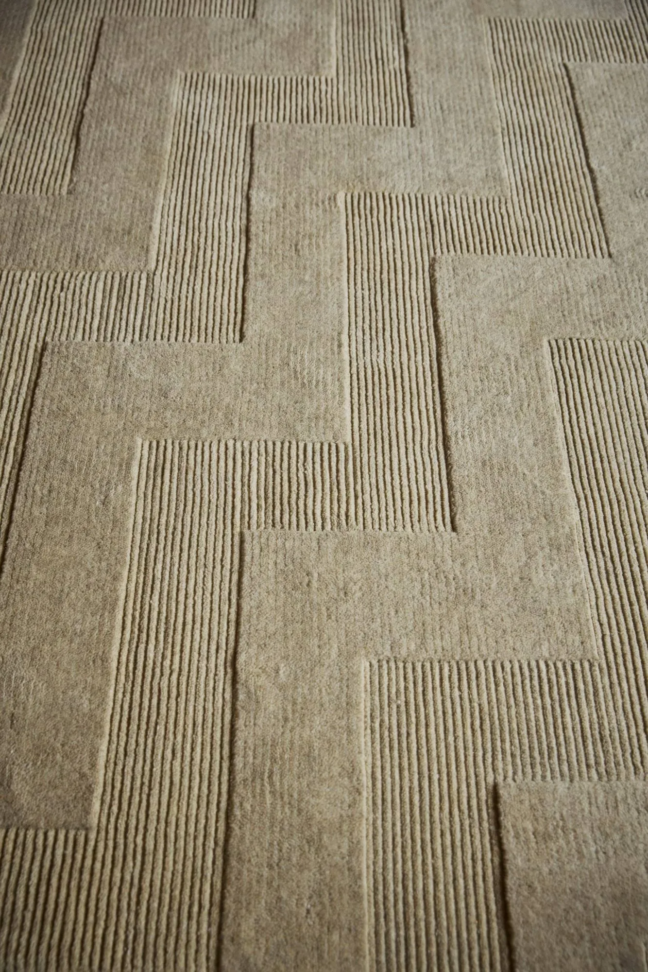 Valmont ullmatta, Beige-melange, 250x350 cm Tinted