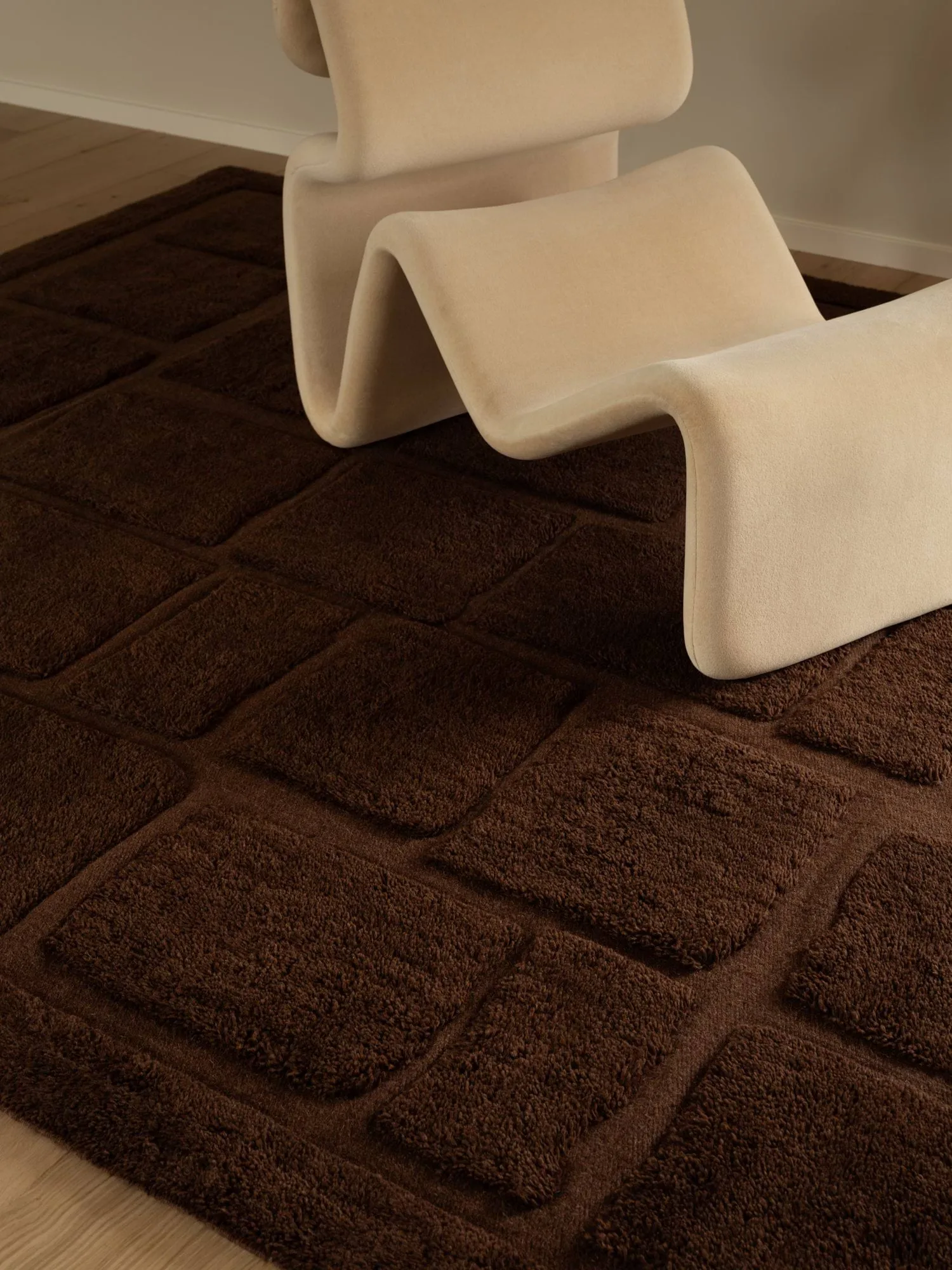 Wandel ullmatta, Brown, 200x300 cm Tinted