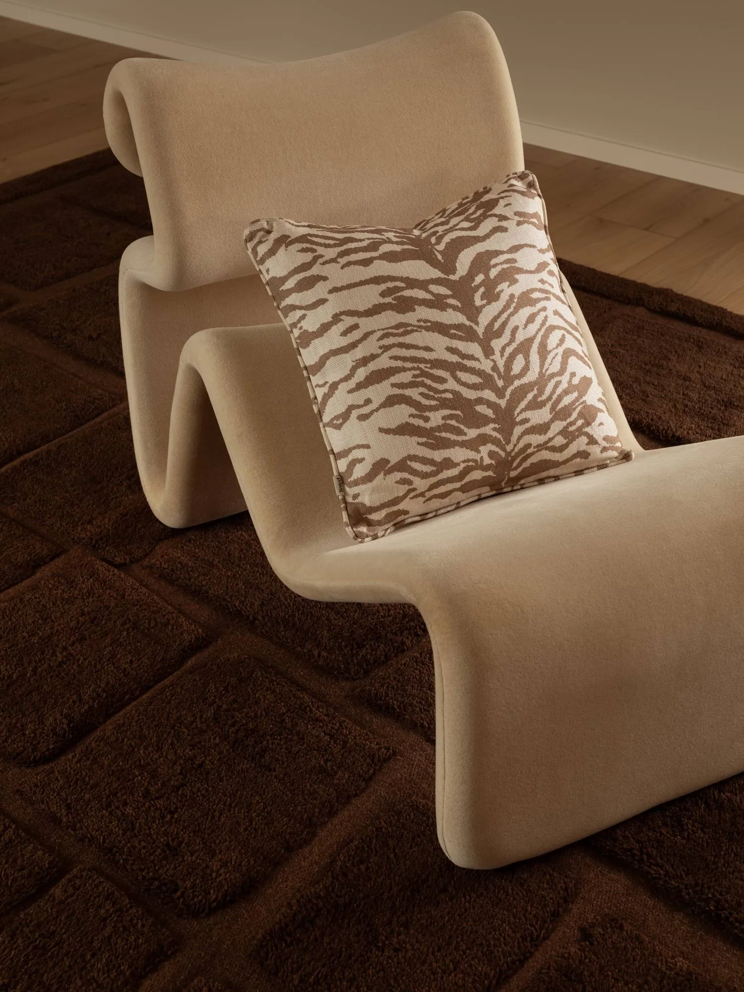 Wandel ullmatta, Brown, 200x300 cm Tinted