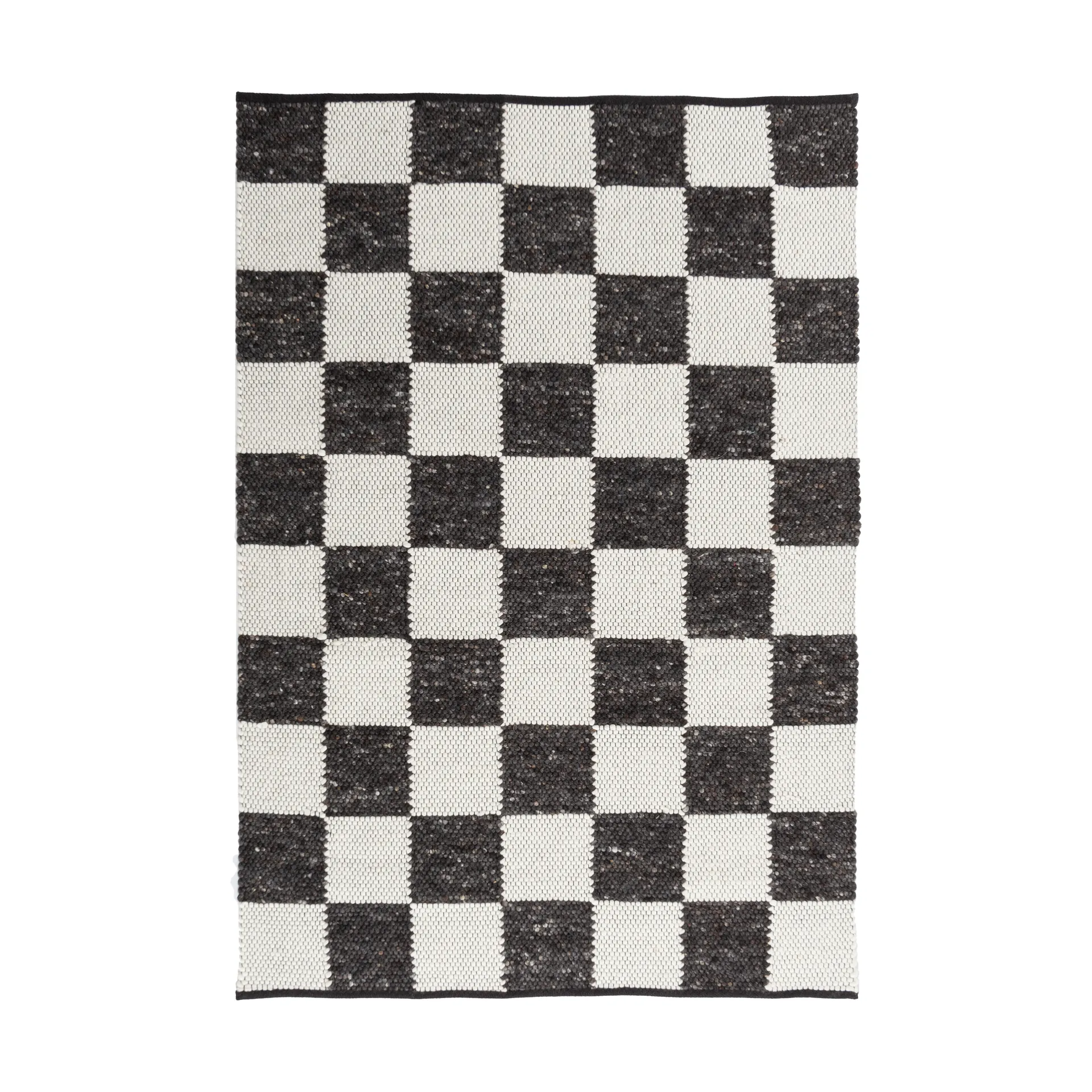 Gotland Design matta Special Edition, Anthracite-white nr. 2428, 90x180 cm Tisca