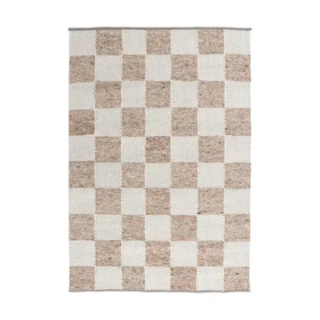 Gotland Design matta Special Edition - Light brown-white nr. 2412, 70x140 cm - Tisca