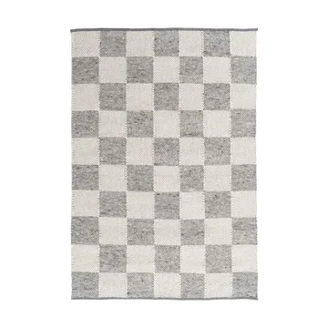 Gotland Design matta Special Edition - Silver-white nr. 2418, 200x200 cm - Tisca