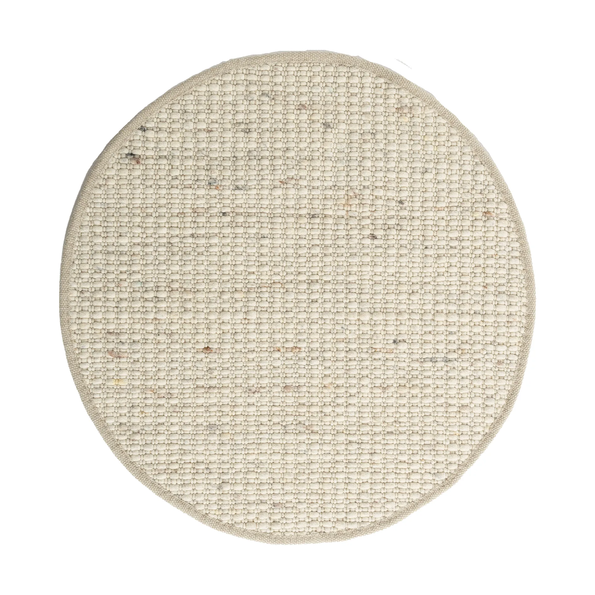 Greenland Swift round matta, Natural white nr. 11, Ø250 cm Tisca