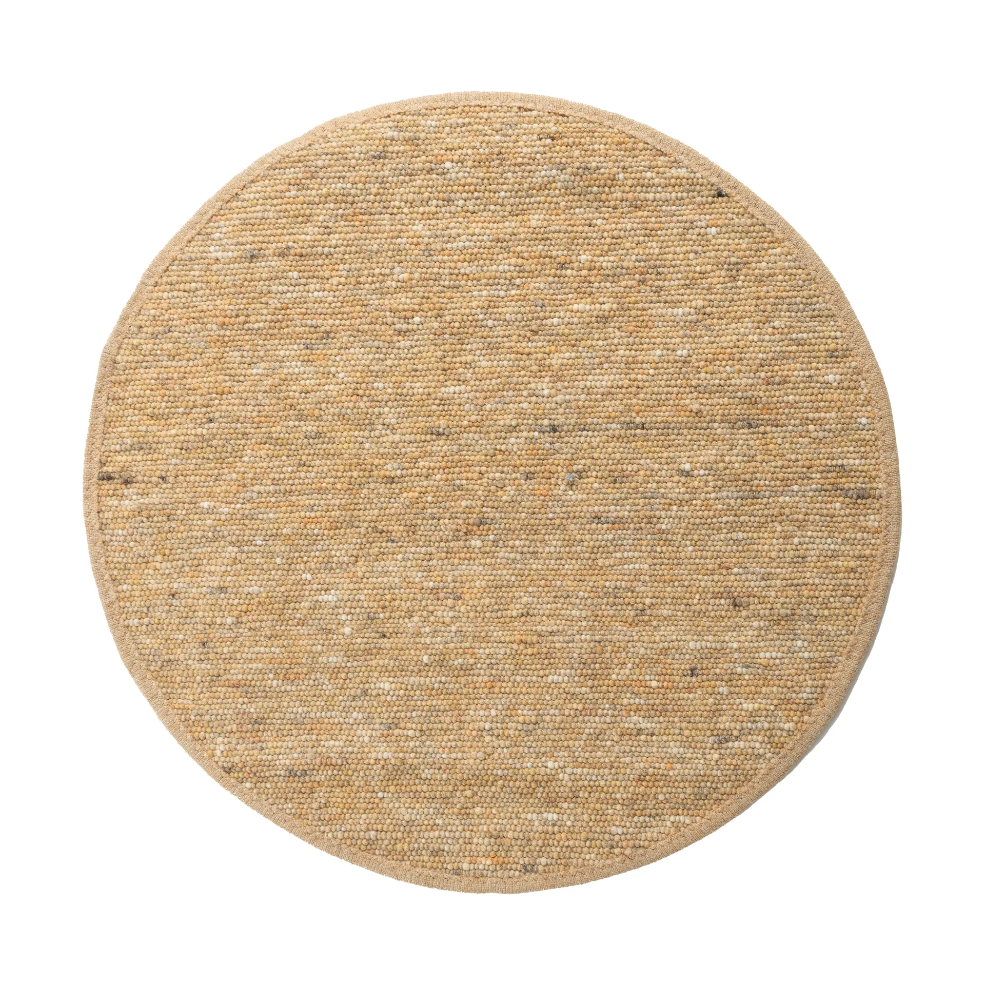 Sierrafil round matta, Gold nr. 261, Ø200 cm Tisca