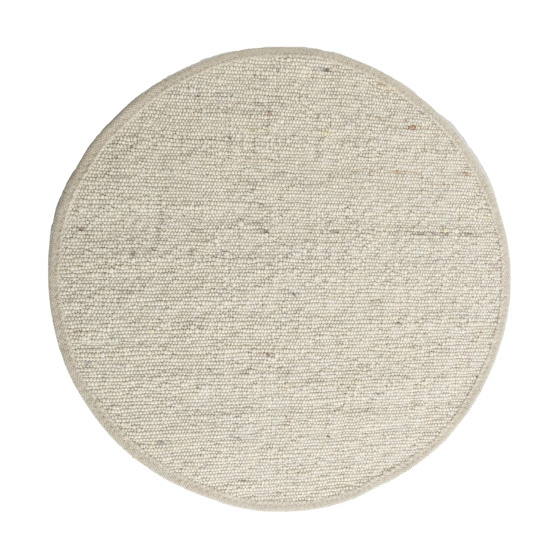 Sierrafil round matta, Natural white nr. 11, Ø170 cm Tisca