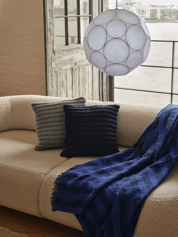 Band pläd 160x200 cm - Blue & Black - Tom Dixon