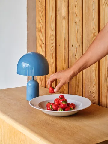 Bell Portabel LED bordslampa 28 cm - Baby Blue (blå) - Tom Dixon