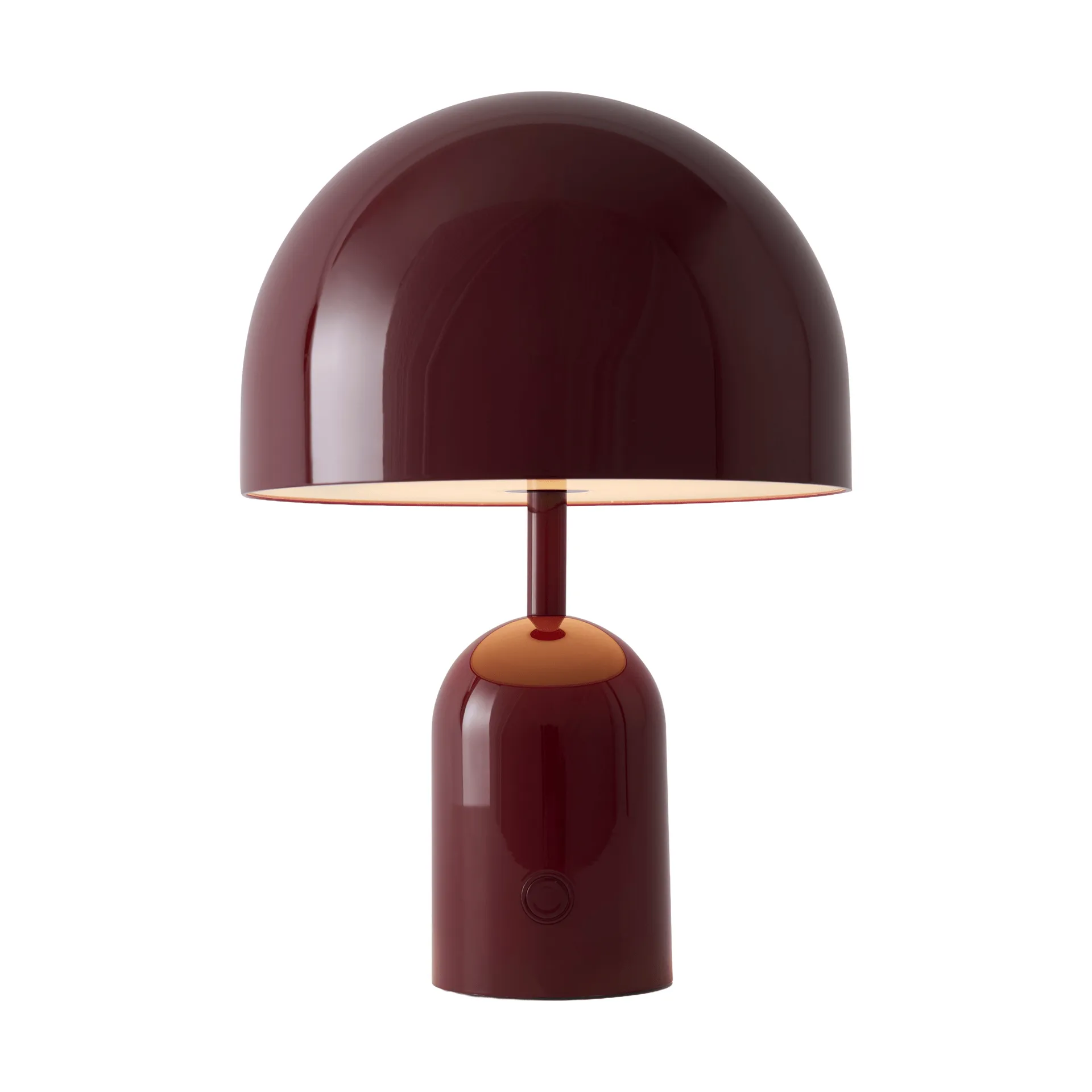 Bell Portabel LED bordslampa 28 cm v.2, Burgundy (vinröd) Tom Dixon