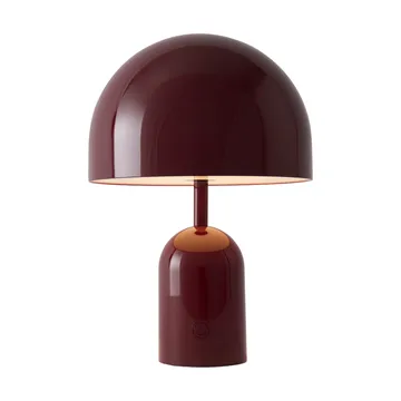 Bell Portabel LED bordslampa 28 cm v.2 - Burgundy (vinröd) - Tom Dixon