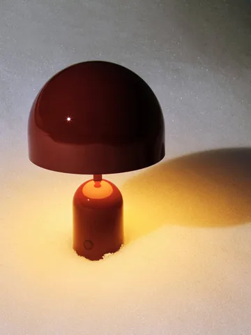 Bell Portabel LED bordslampa 28 cm v.2 - Burgundy - Tom Dixon