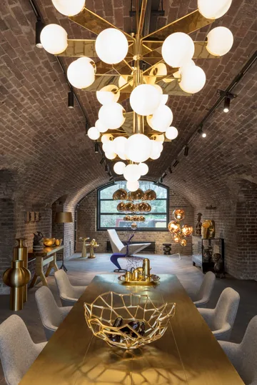 Bone skål - Mässing, L - Tom Dixon