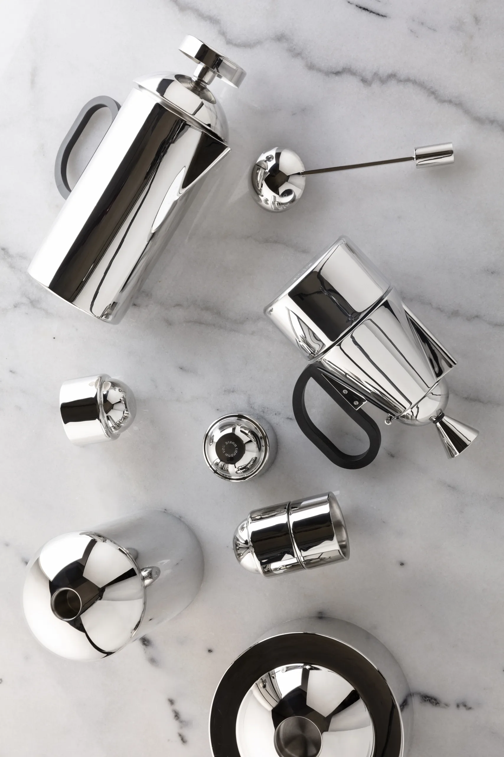 Brew espressokopp 5 cl 4-pack, Stainless steel Tom Dixon