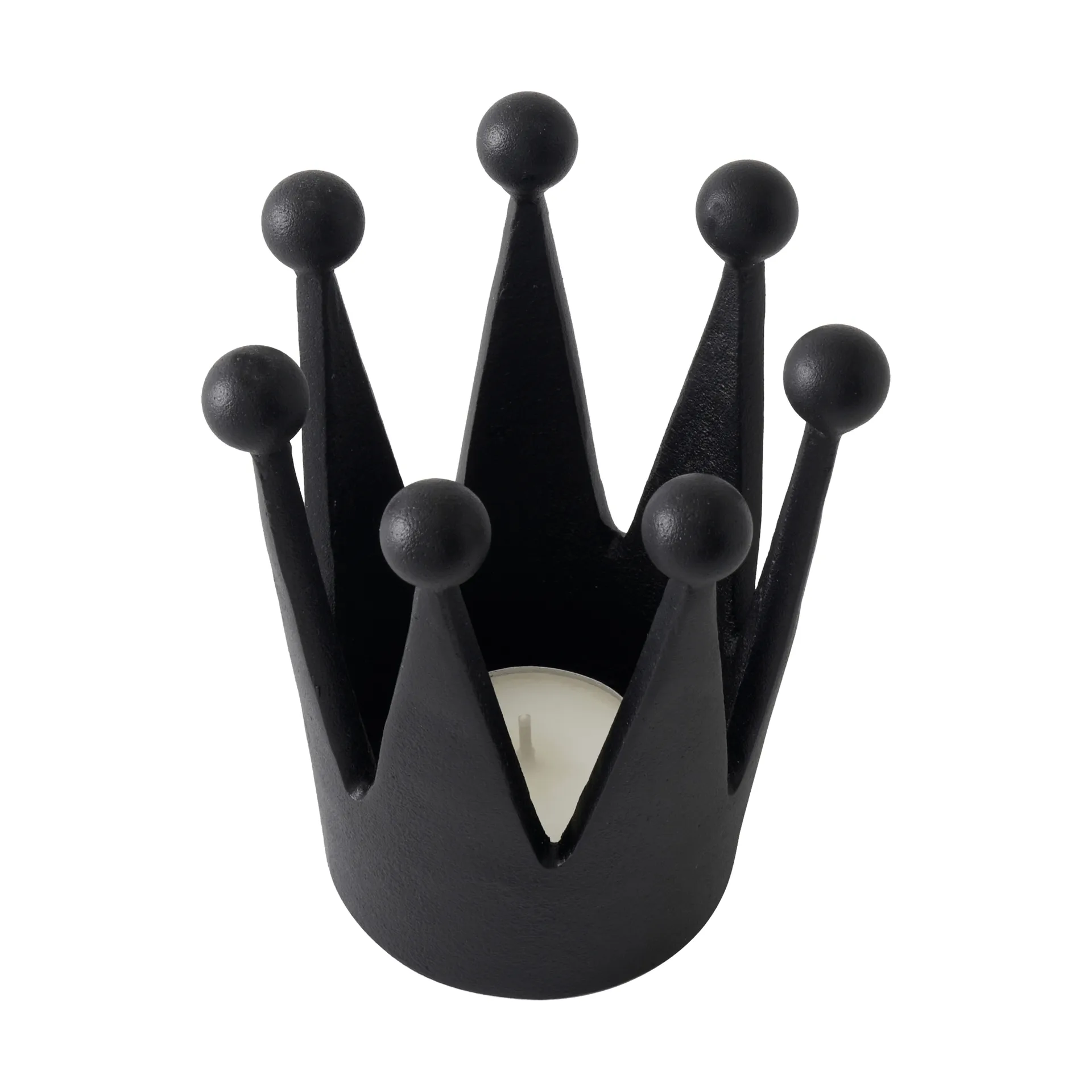 Cast Iron Crown ljuslykta, Ø8,8x12,1 cm Tom Dixon
