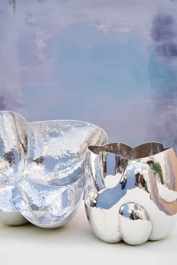 Cloud vas låg - Silver - Tom Dixon