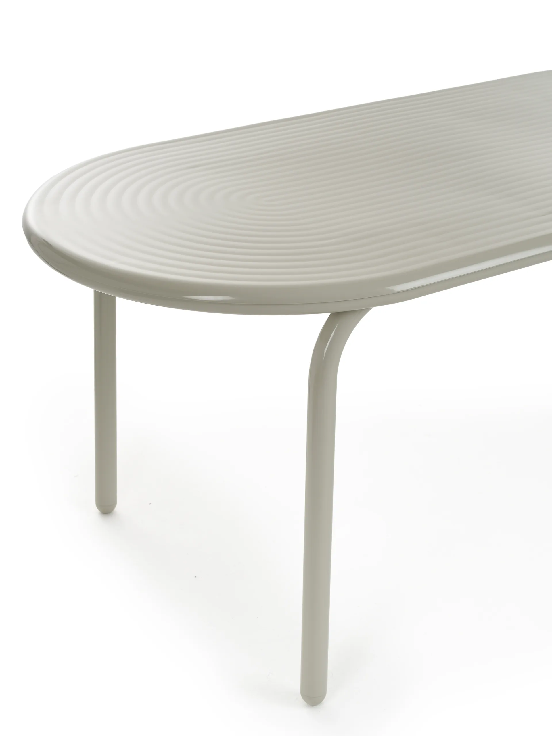 Groove Obround matbord - Putty, 86x186 cm Tom Dixon