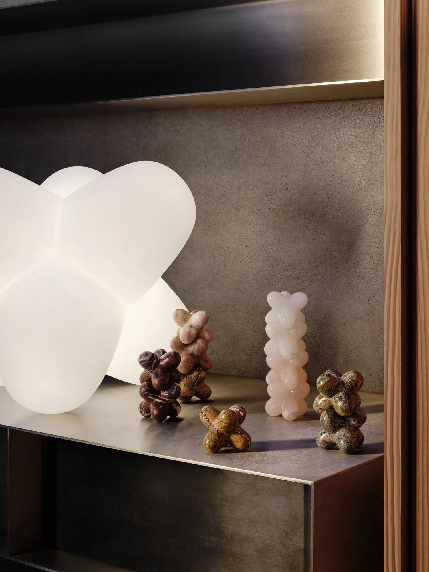 Jack dekorationsobjekt, Pink indian onyx, 10x8,5 cm Tom Dixon