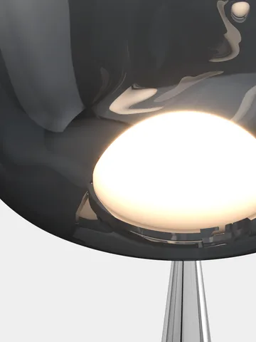 Melt Cone fat golvlampa LED 174,5 cm - Nickel-silverfärgad - Tom Dixon
