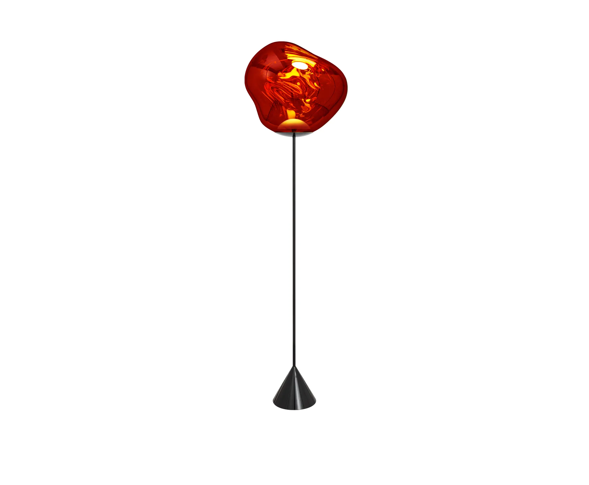 Melt Cone slim golvlampa LED 180 cm, Copper Tom Dixon