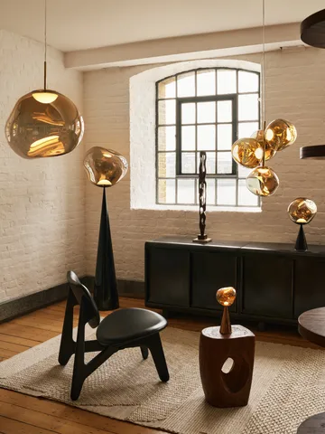 Melt pendel LED - Bronze (brons), medium 50x50 cm - Tom Dixon
