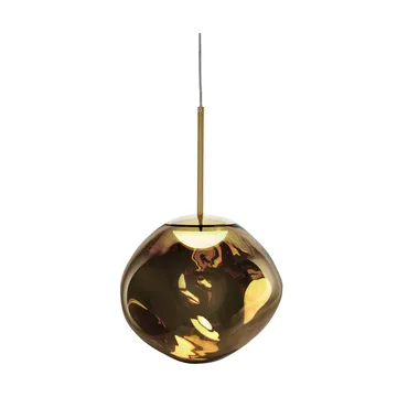 Melt pendel LED - Bronze (brons), mini 27x28 cm - Tom Dixon