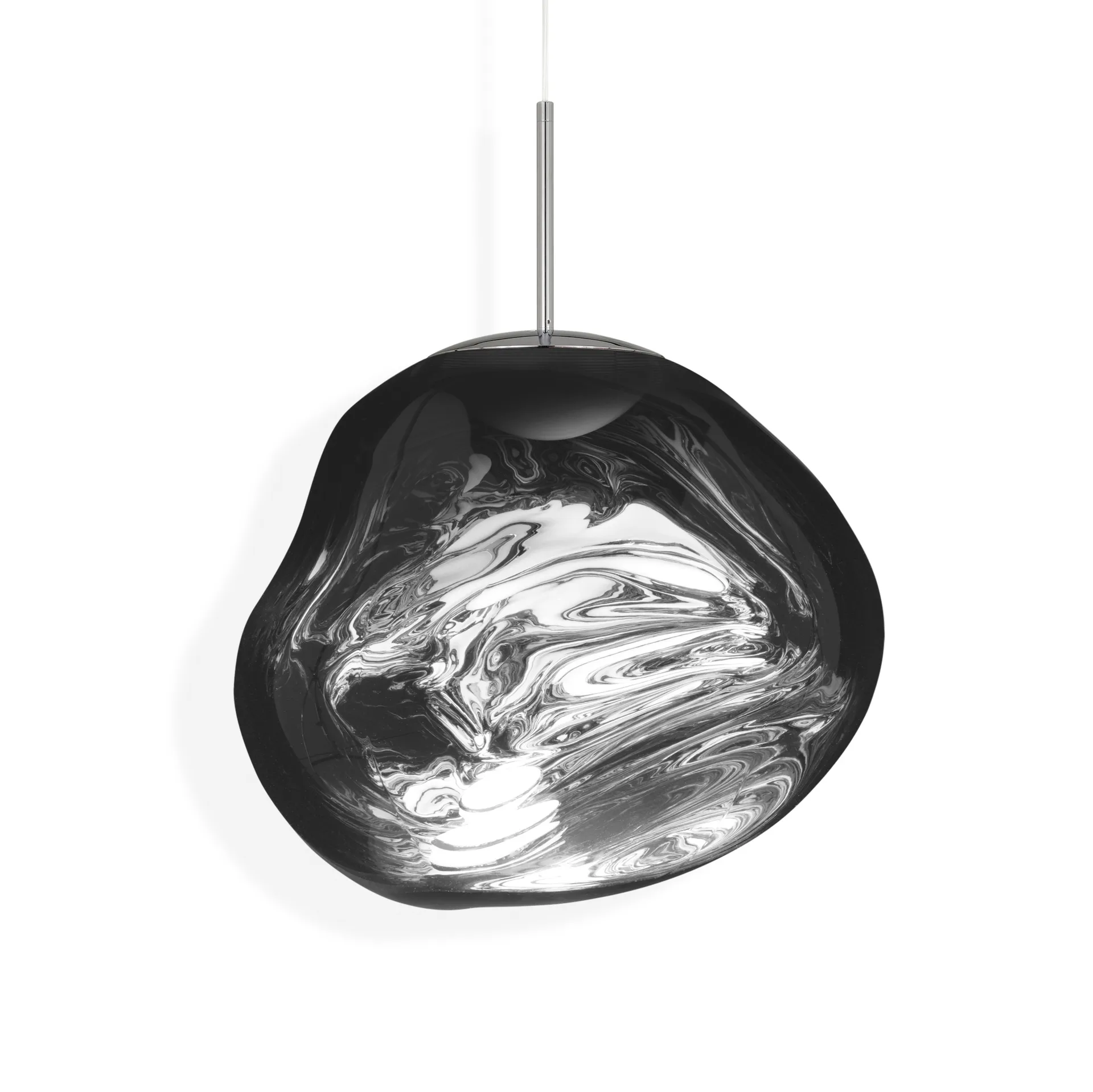 Melt pendel LED, Chrome (krom), medium 50x50 cm Tom Dixon