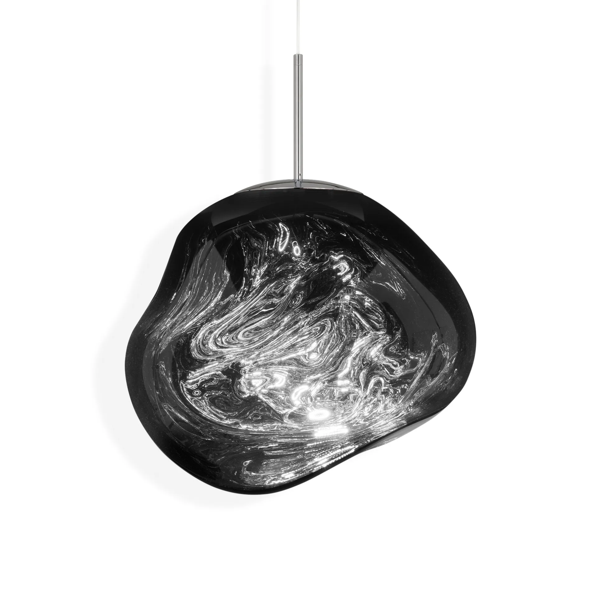 Melt pendel LED, Chrome (krom), medium 50x50 cm Tom Dixon