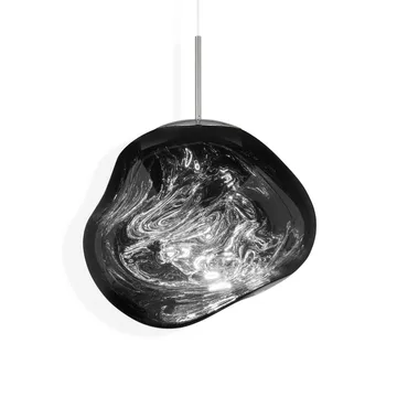 Melt pendel LED - Chrome (krom), medium 50x50 cm - Tom Dixon