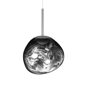 Melt pendel LED - Chrome (krom), mini 27x28 cm - Tom Dixon