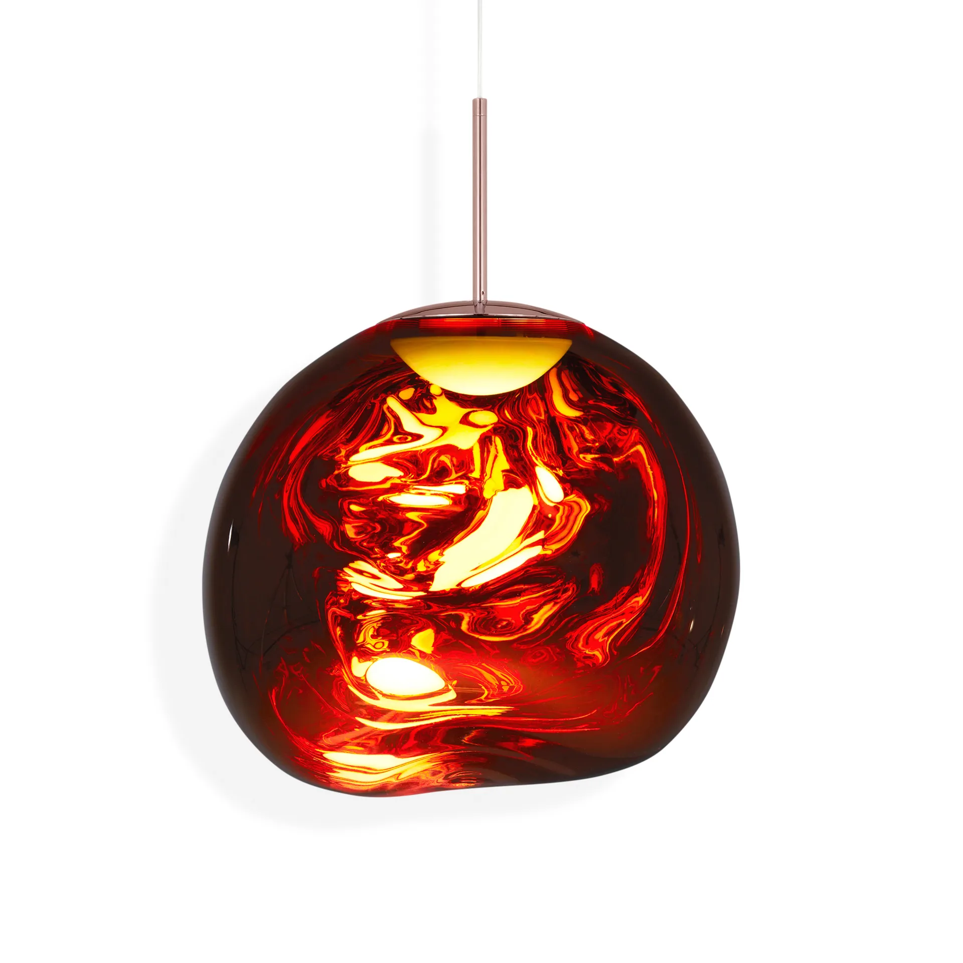 Melt pendel LED, Copper (koppar), medium 50x50 cm Tom Dixon