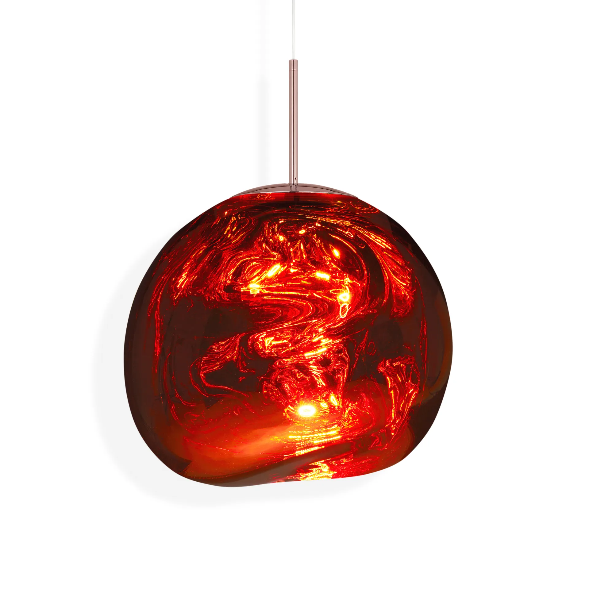 Melt pendel LED, Copper (koppar), medium 50x50 cm Tom Dixon