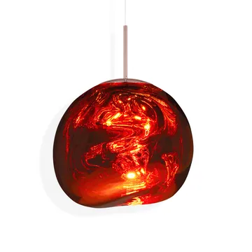Melt pendel LED - Copper (koppar), medium 50x50 cm - Tom Dixon