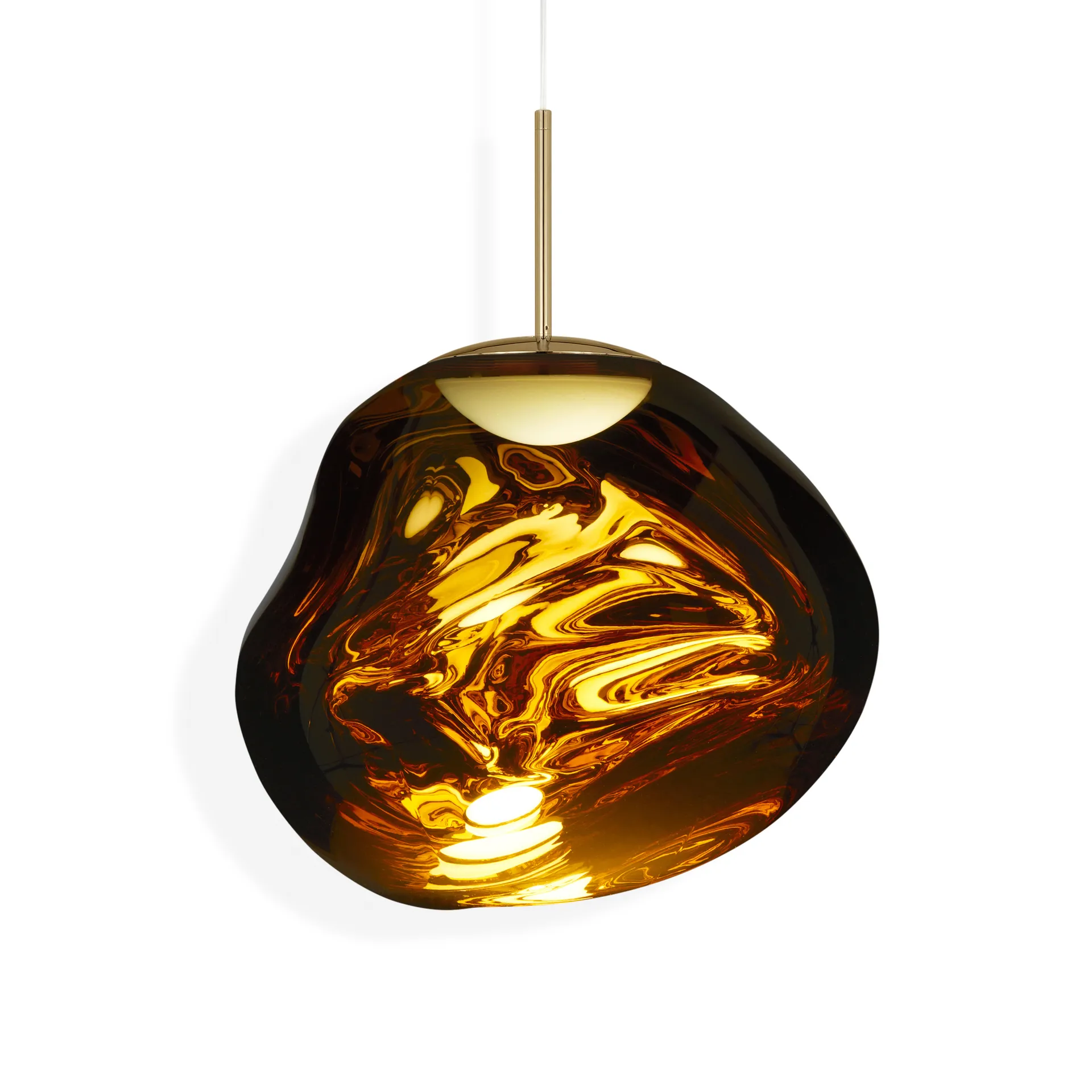 Melt pendel LED, Gold (guld), medium 50x50 cm Tom Dixon