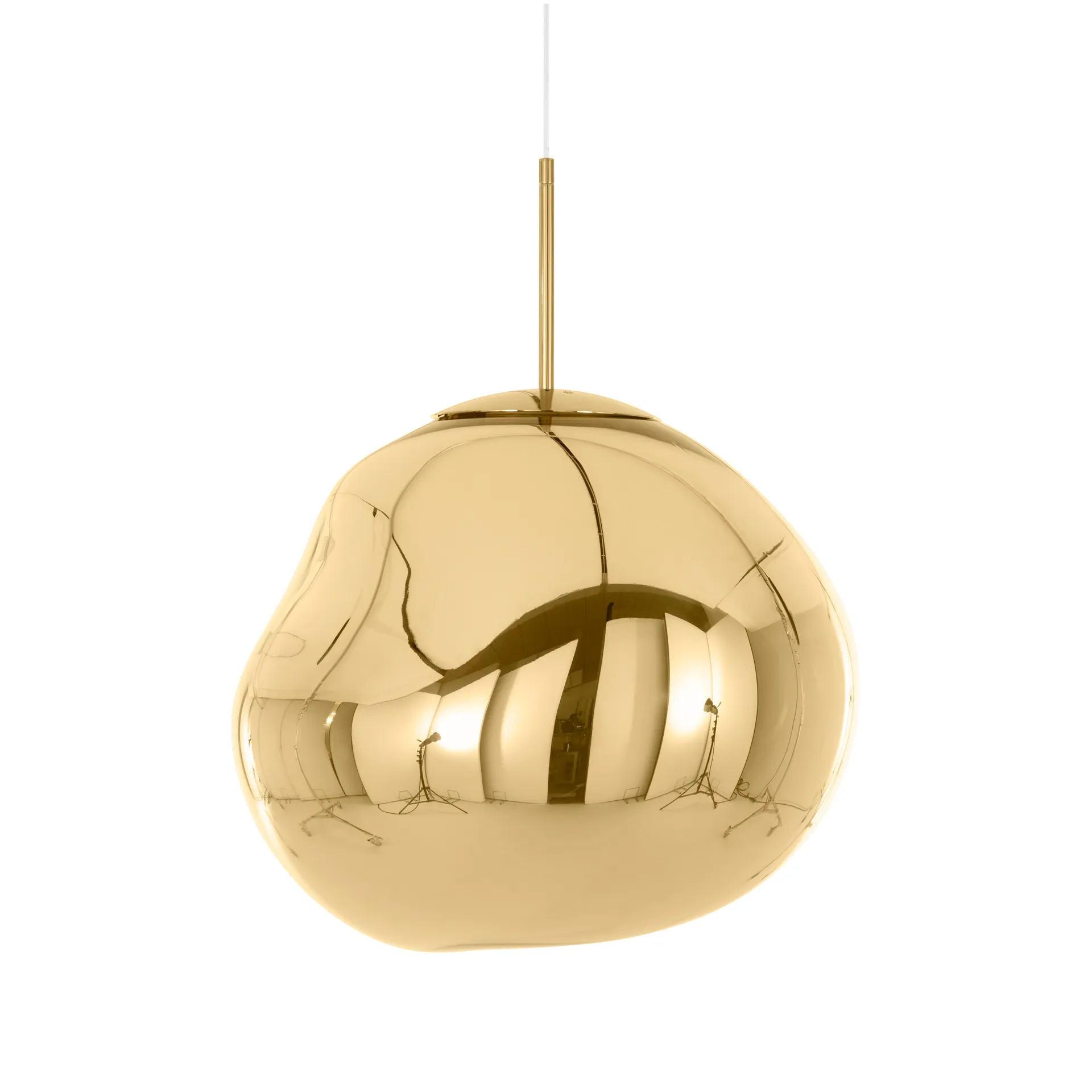 Melt pendel LED, Gold (guld), medium 50x50 cm Tom Dixon