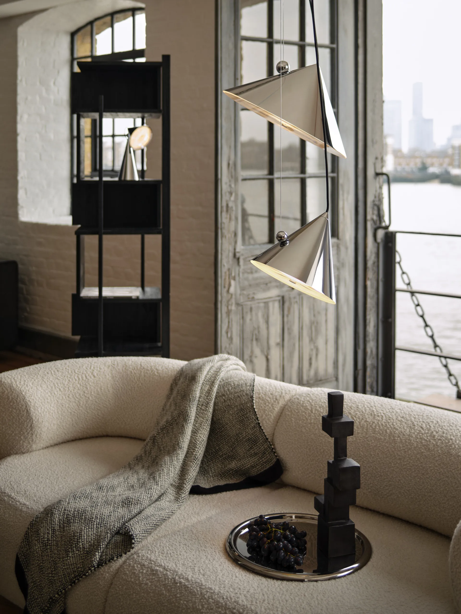 Pose pendel, Silver, Ø43x30 cm Tom Dixon