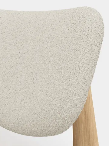 Slab loungestol klädd sits - Natural brushed oak-Elle 0200 CMHR Natural - Tom Dixon