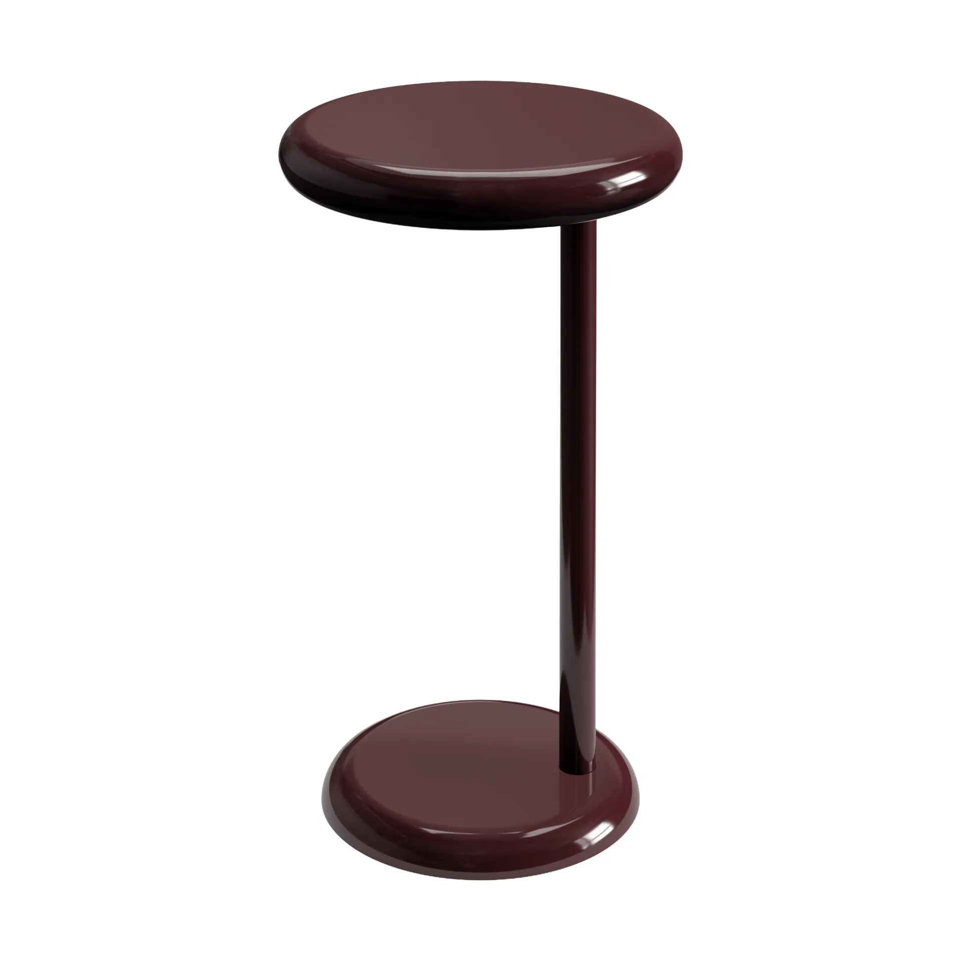 Spot sidobord, Burgundy, Ø55x33 cm Tom Dixon