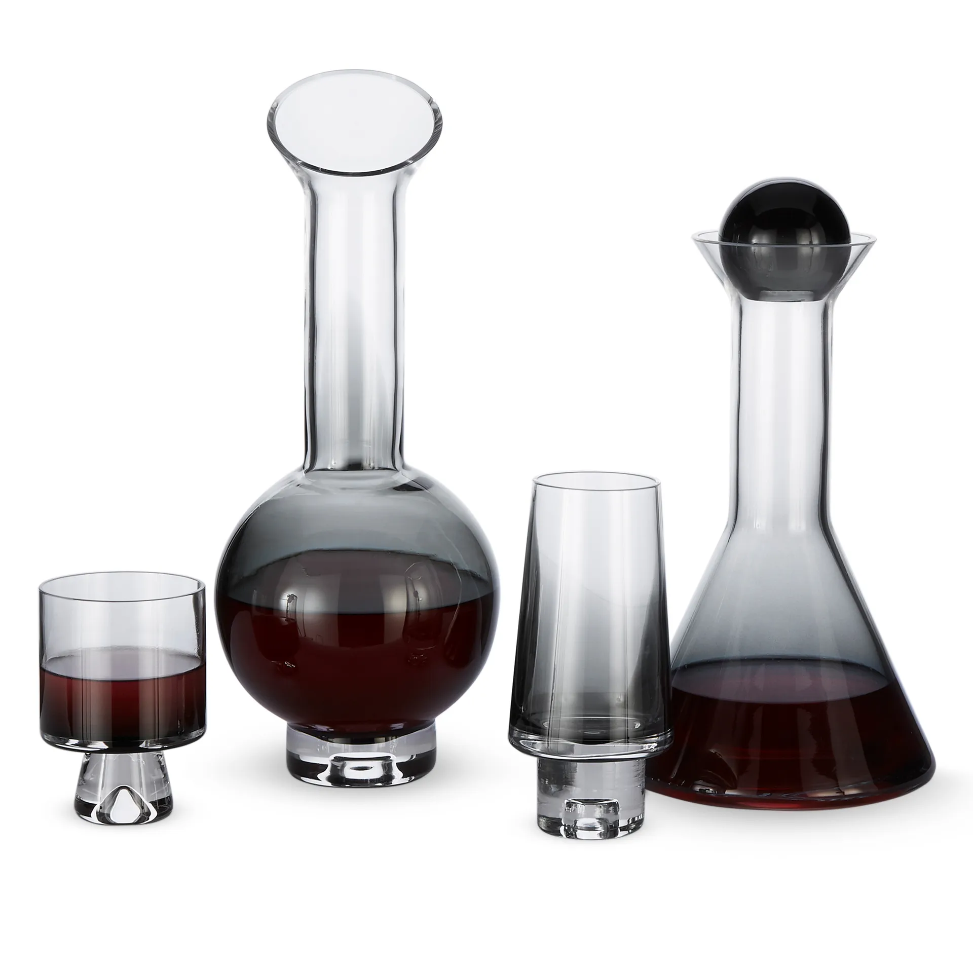 Tank dricksglas höga 2-pack, Svart Tom Dixon