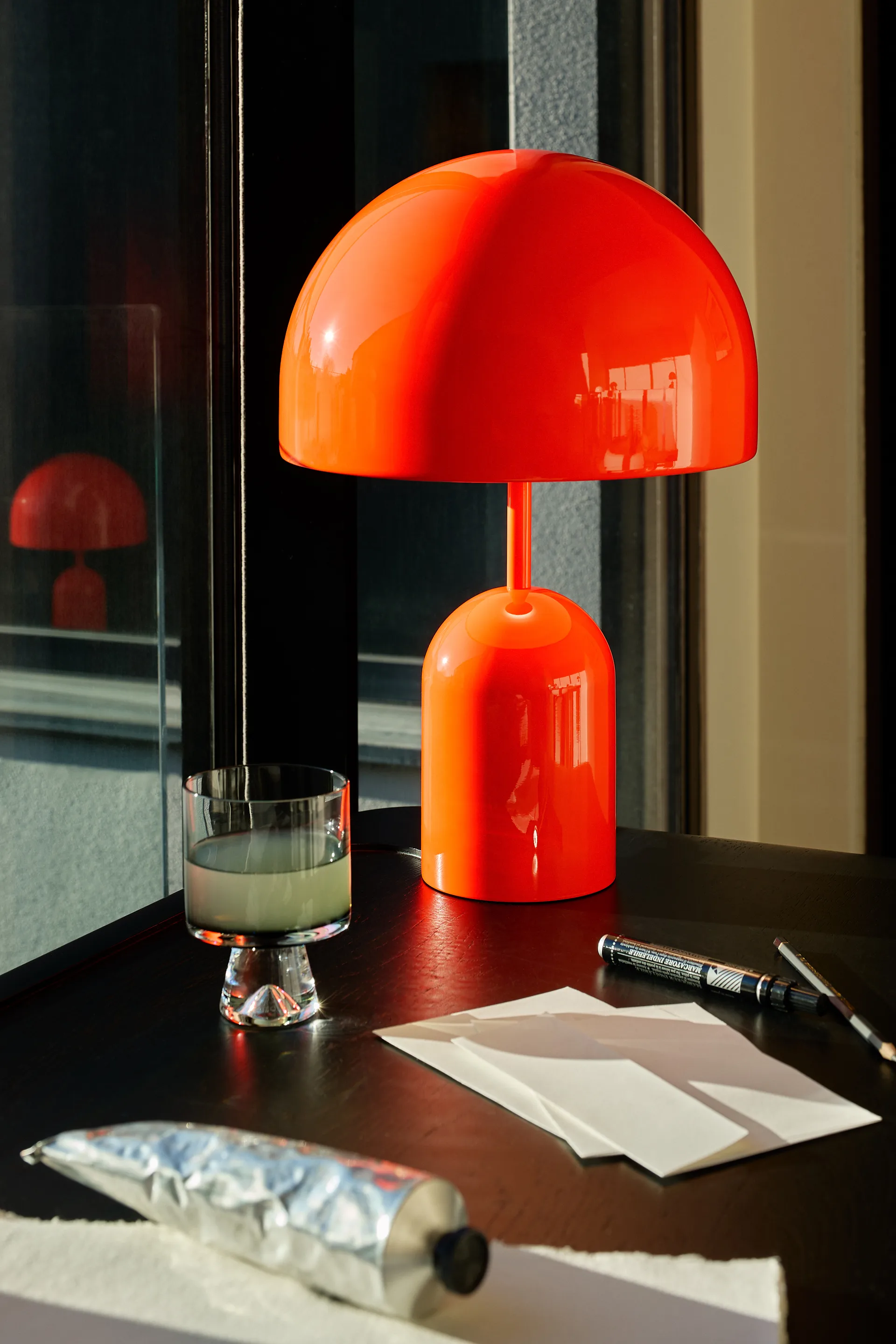 Tank dricksglas låga 2-pack, Svart Tom Dixon