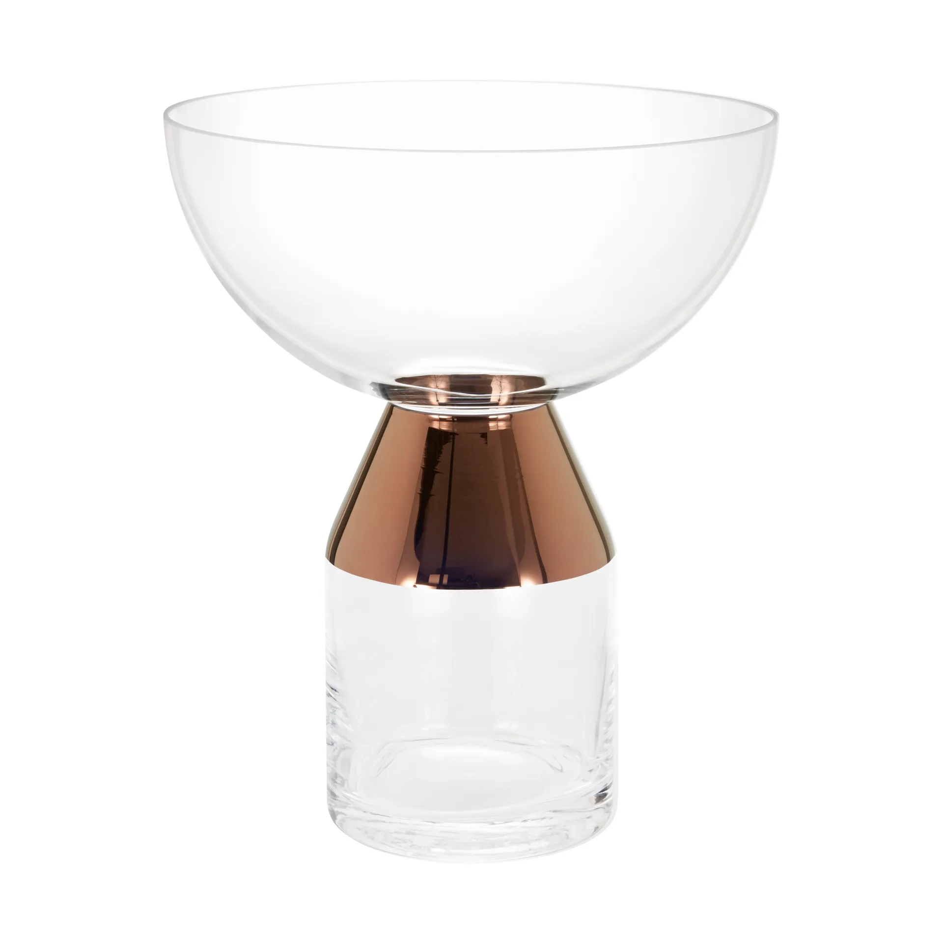 Tank vas large 36 cm, Clear-copper Tom Dixon