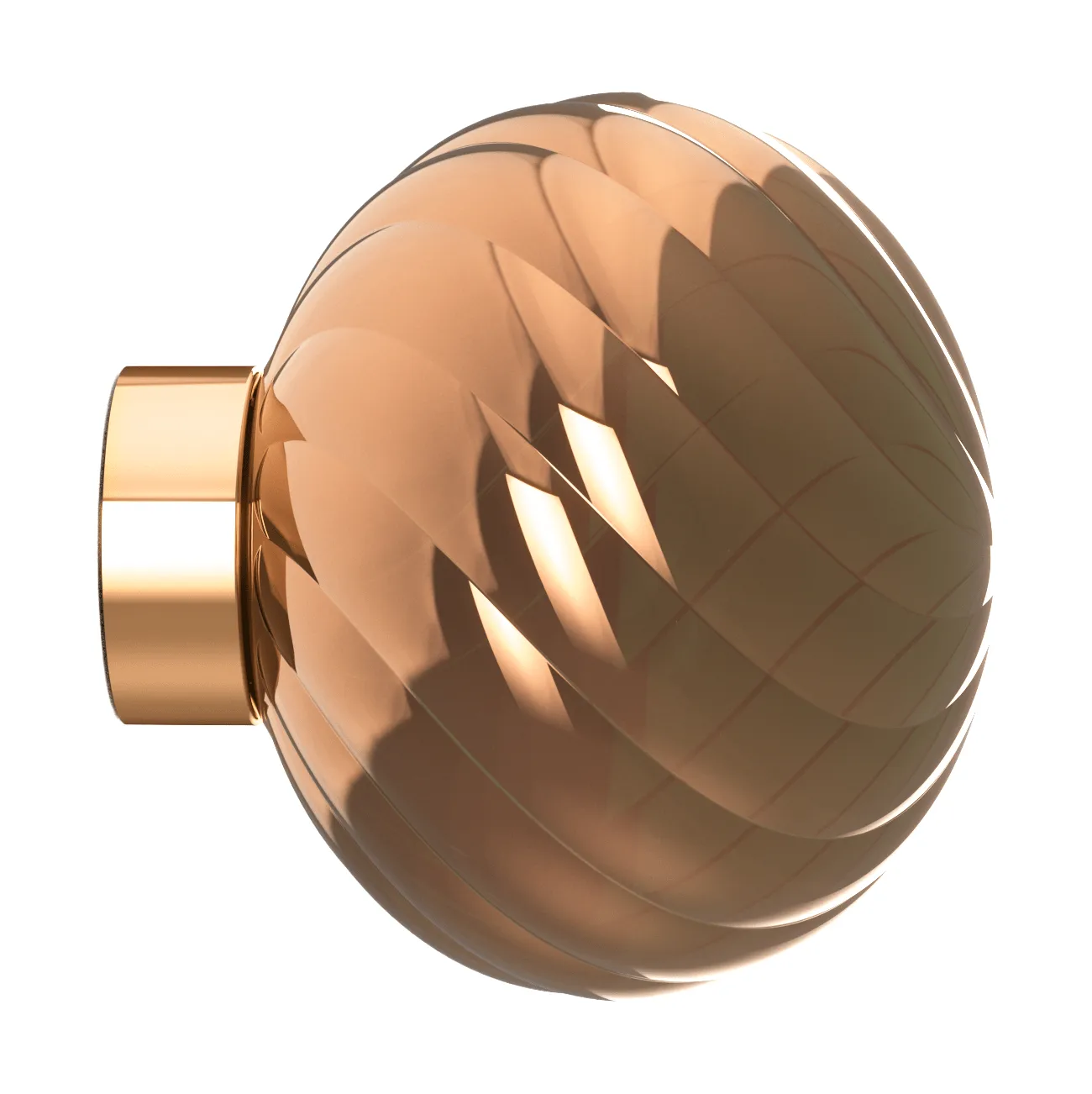 Whirl vägglampa Ø30 cm, Copper Tom Dixon