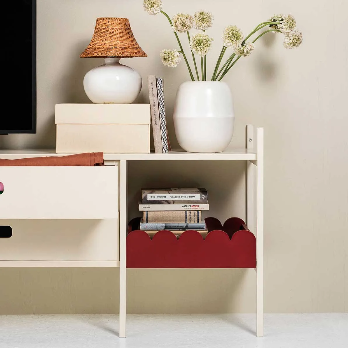 Bump bricka 35x41 cm, Burgundy TÔNN furniture