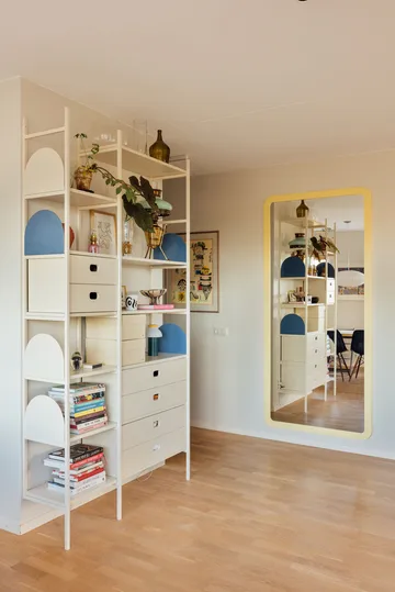 Portal bokhylla 123 cm - Off-white - TÔNN furniture