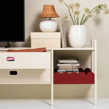 Portal TV-bänk 201 cm - Off-white - TÔNN furniture