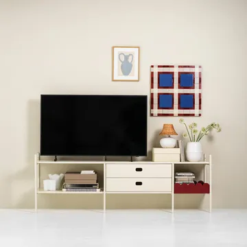 Portal TV-bänk 201 cm - Off-white - TÔNN furniture