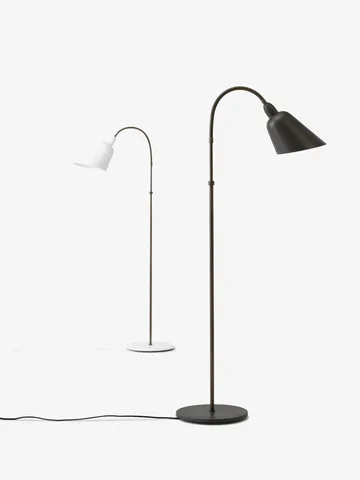 Bellevue AJ7 golvlampa Anniversary Edition - White-bronzed brass - &Tradition