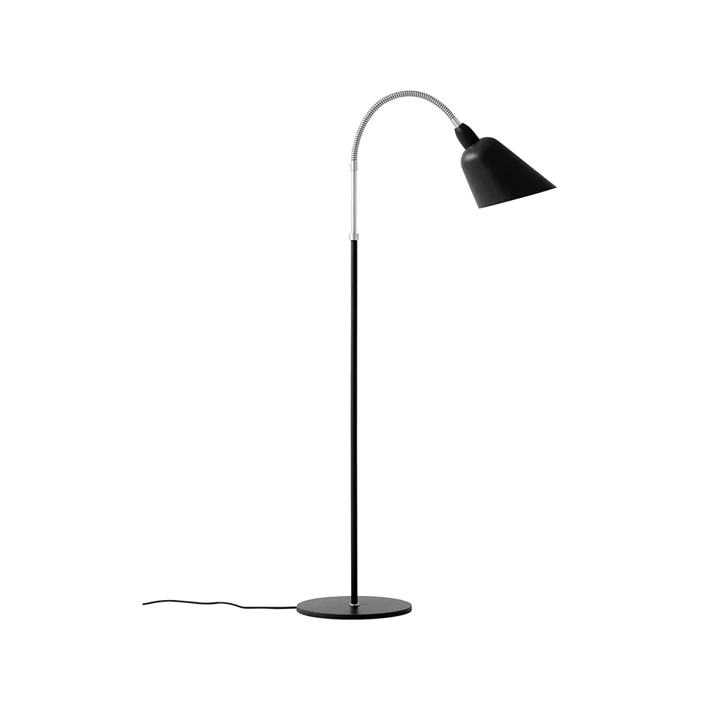 Bellevue AJ7 Golvlampa, black/steel &Tradition