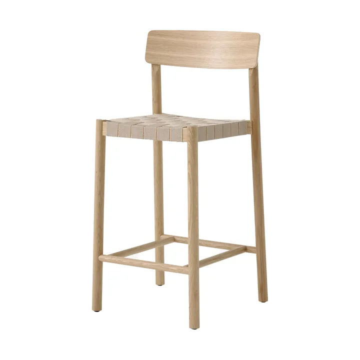 Betty TK12 Counter Chair barstol 65 cm - Naturfärgat lin-lackad ek - &Tradition