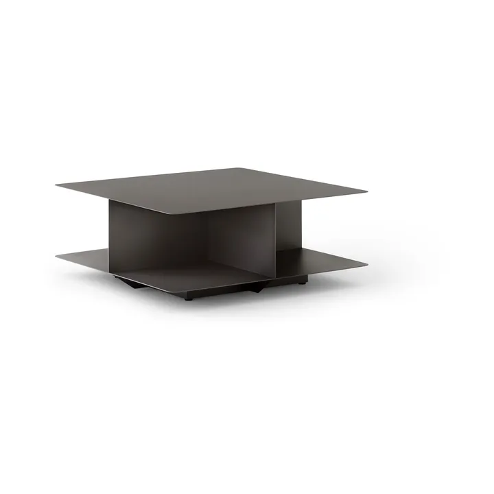 Develius EV3 soffbord - Steel stone grey, Ø89x40 cm - &Tradition