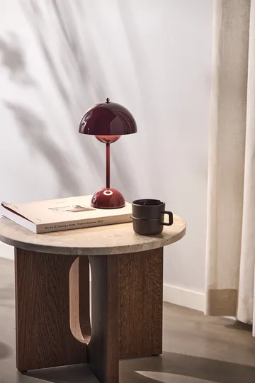 Flowerpot portabel bordslampa VP9 - Dark plum - &Tradition