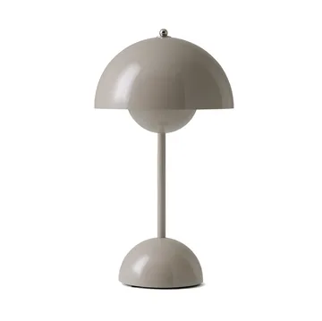 Flowerpot portabel bordslampa VP9 - grå-beige - &Tradition